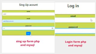 افضل شرح عربي انشا حساب وعمل تسجيل الدخول php mysql ||How to make login form php and mysql