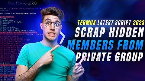how to scrape members from private telegram group | scrap member from private Group | trickyabhi🔥