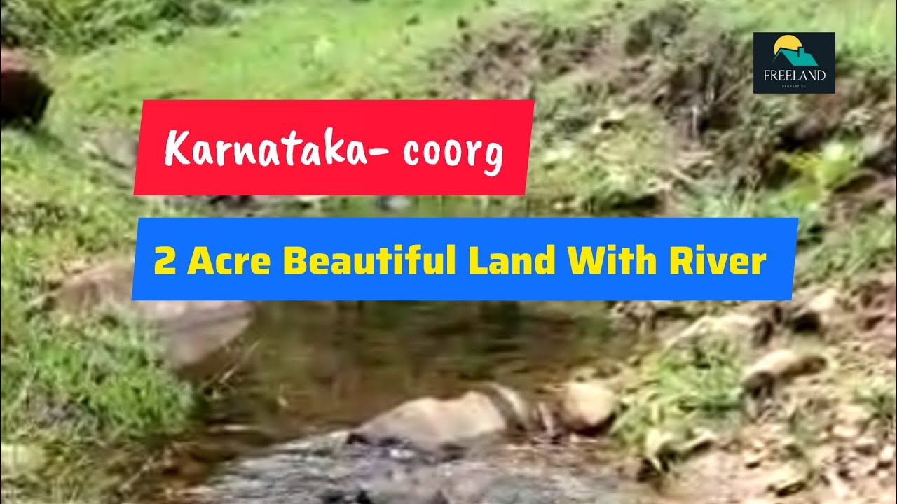 2 Acre Beautiful Plain Land With River For Sale Madikeri