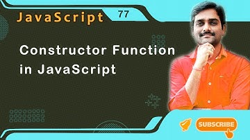 Constructor Function in JavaScript - JavaScript Tutorial 77 🚀