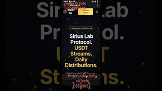 Sirius lab protocol - Daily 0.5% for 360 days- usdt staking