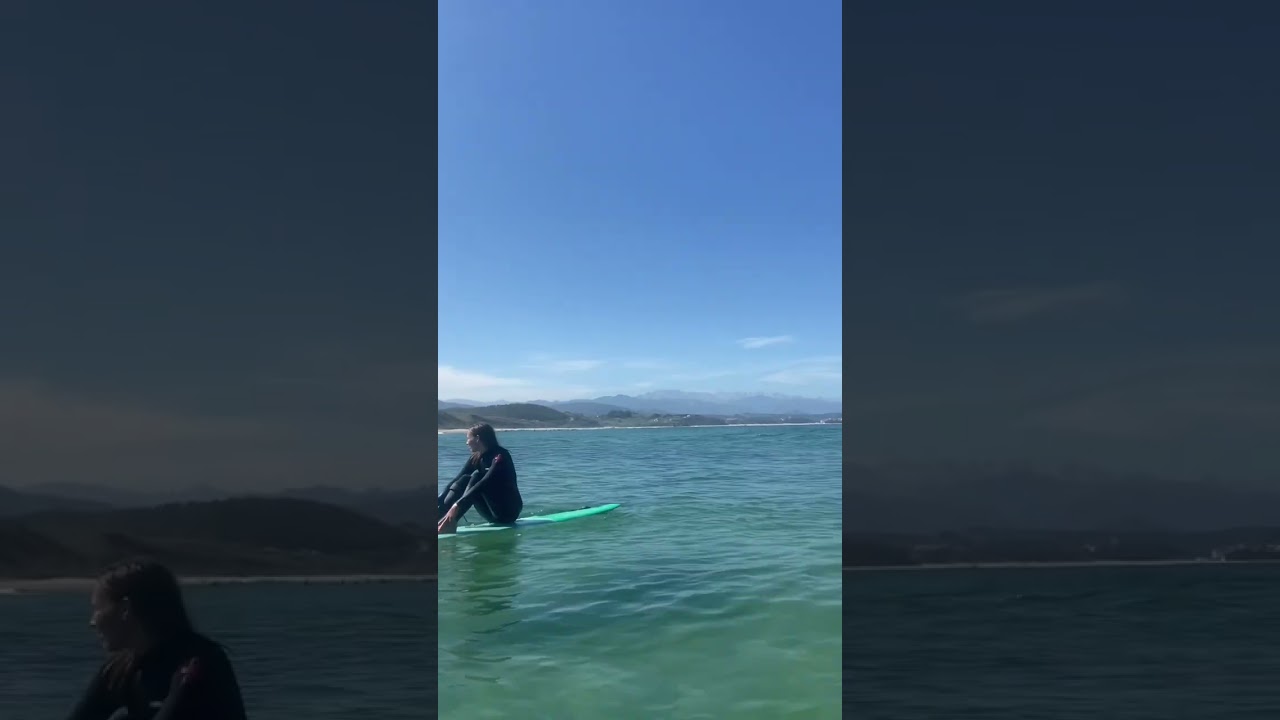 Surfing in Spain Cantabria #beautiful