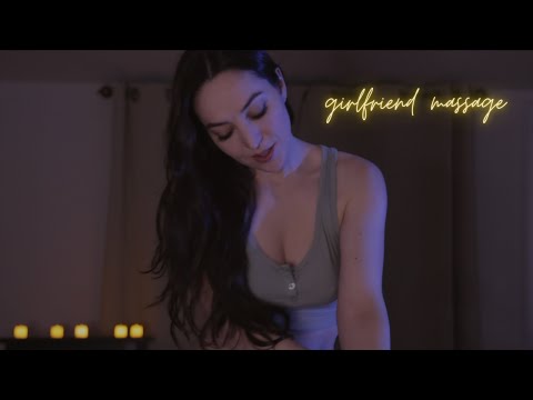 [ASMR] Girlfriend Pleasure and Relaxation (Massage With New 3Dio Mic)!!!