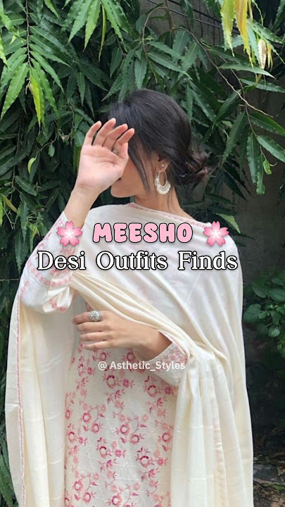 Meesho Desi Outfits Finds #meesho #meeshohaul #shortkurti #asthetic #dress