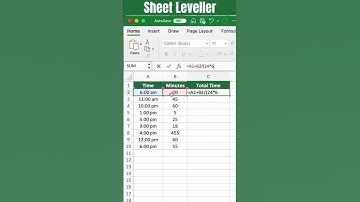 Quickly Add Minutes to Time in Excel