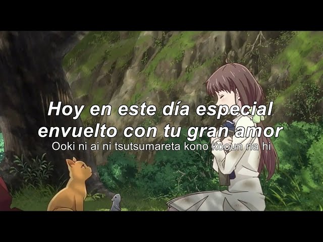 💖 Fruits Basket Season 1 ED 1 - sub español u0026 lyrics (LUCKY ENDING - Vickeblanka) 💖 class=