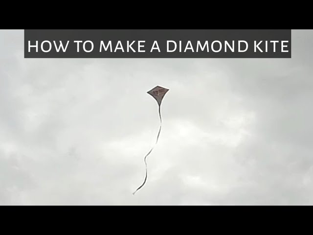 DIY Paper Kites - Simple Diamond Kite ⋆ Dream a Little Bigger