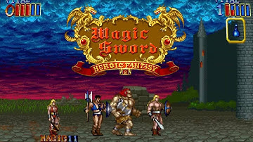 Magic Sword: Heroic Fantasy - 2 Player Arcade Playthrough (Switch)