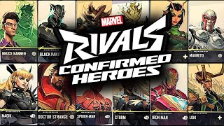 CONFIRMED HEROES for MARVEL RIVALS! | Full Character List & Trailer Breakdown