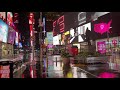 HEAVY RAIN WALK in Early Morning in New York City ASMR [5AM] (July 9, 2021)