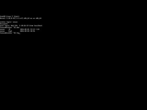 =1.2 Access the command line locally Text login - Linux Comma.mp4