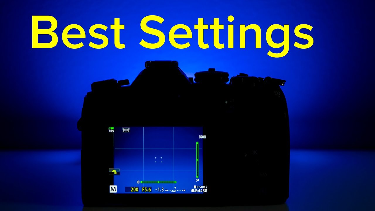 Olympus EM1 MKIII Best Settings YouTube