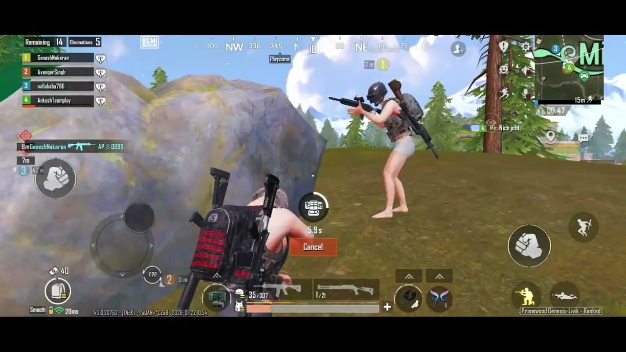 Bgmi mobile Amazing new update rush gameplay video 