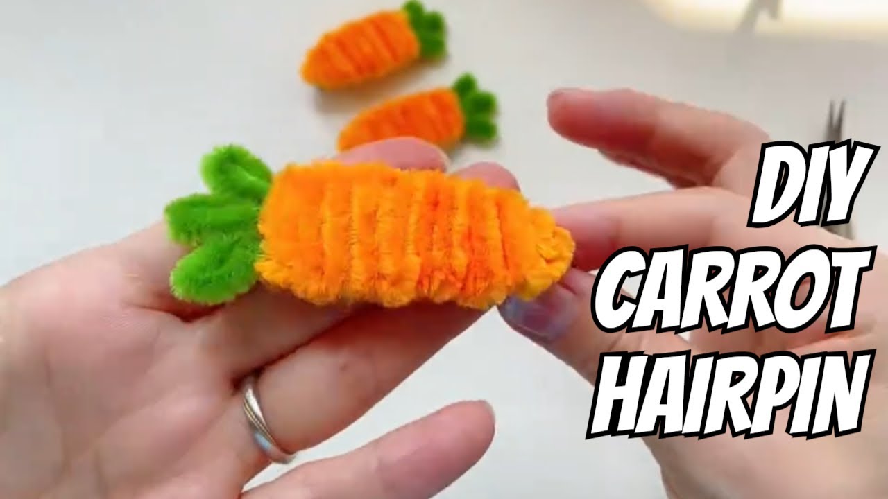 SET OF 2 HAIRPINS - CARROTS main image 1