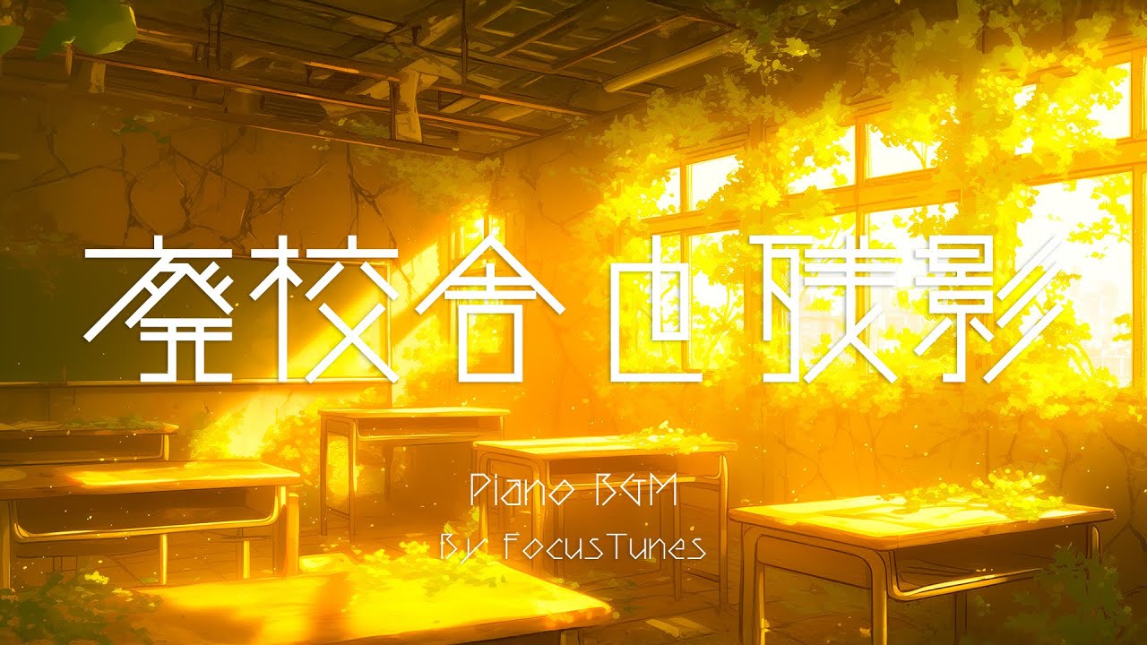 [PianoBGM] 廃校舎と残影 | 作業 勉強 散歩  創作活動 chillout relax etc...