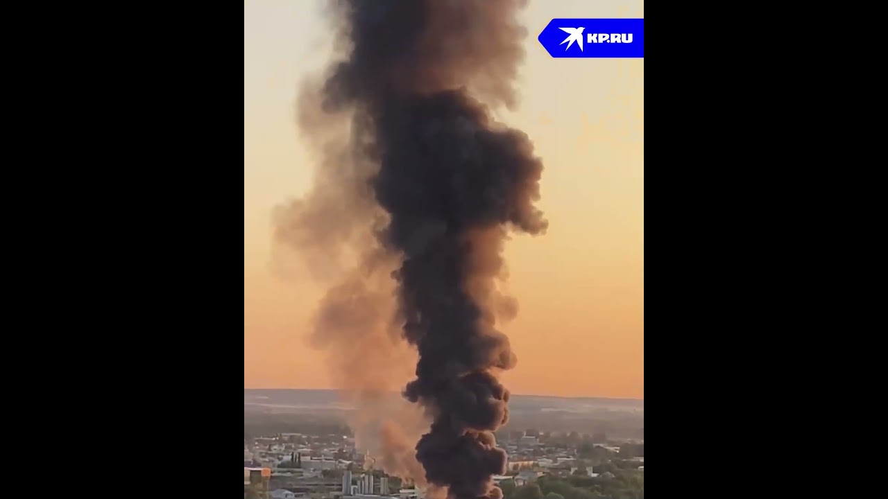 Поезд с топливом горит на уфимском ж/д вокзале