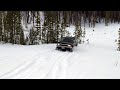 2nd Gen 4Runner playing in the snow