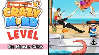 Brain Puzzle 3 Crazy Mind Level 50 Sea Monster Crisis Walkthrough
