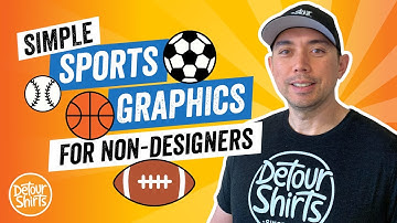 Simple Sports Graphics for Non-Designers. How to create Clipart for T-Shirts using Affinity Designer
