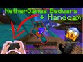 Nethergames Bedwars CONTROLLER gameplay + greenscreen handcam!