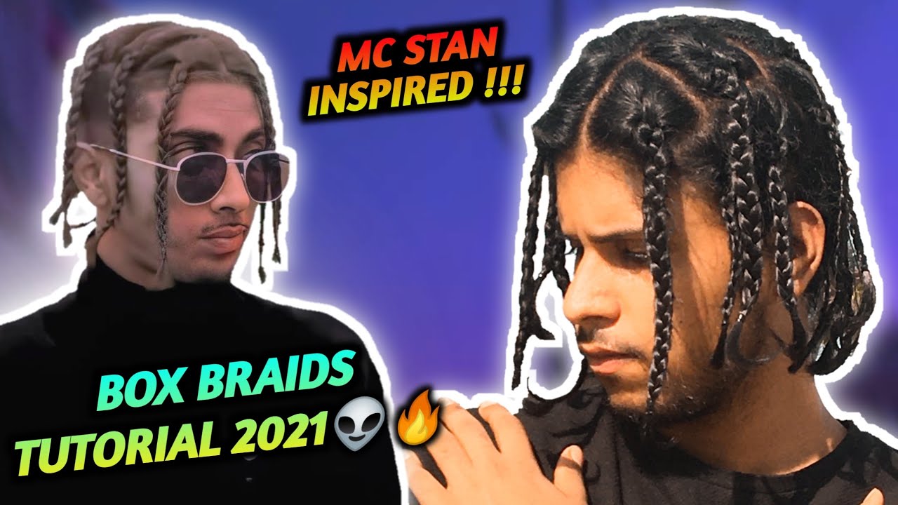 MC STAN Inspired Box Braids Hair Tutorial