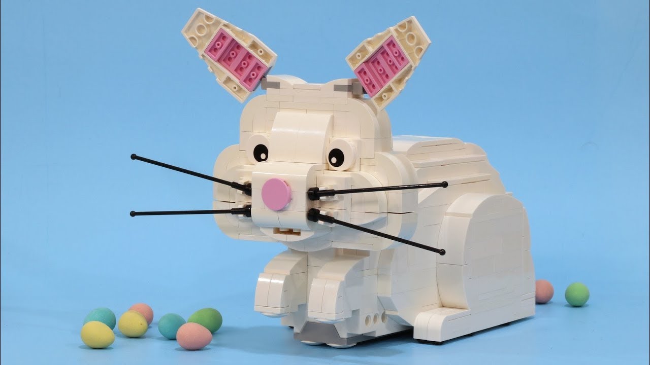 Chocolate Egg Pooping LEGO Bunny