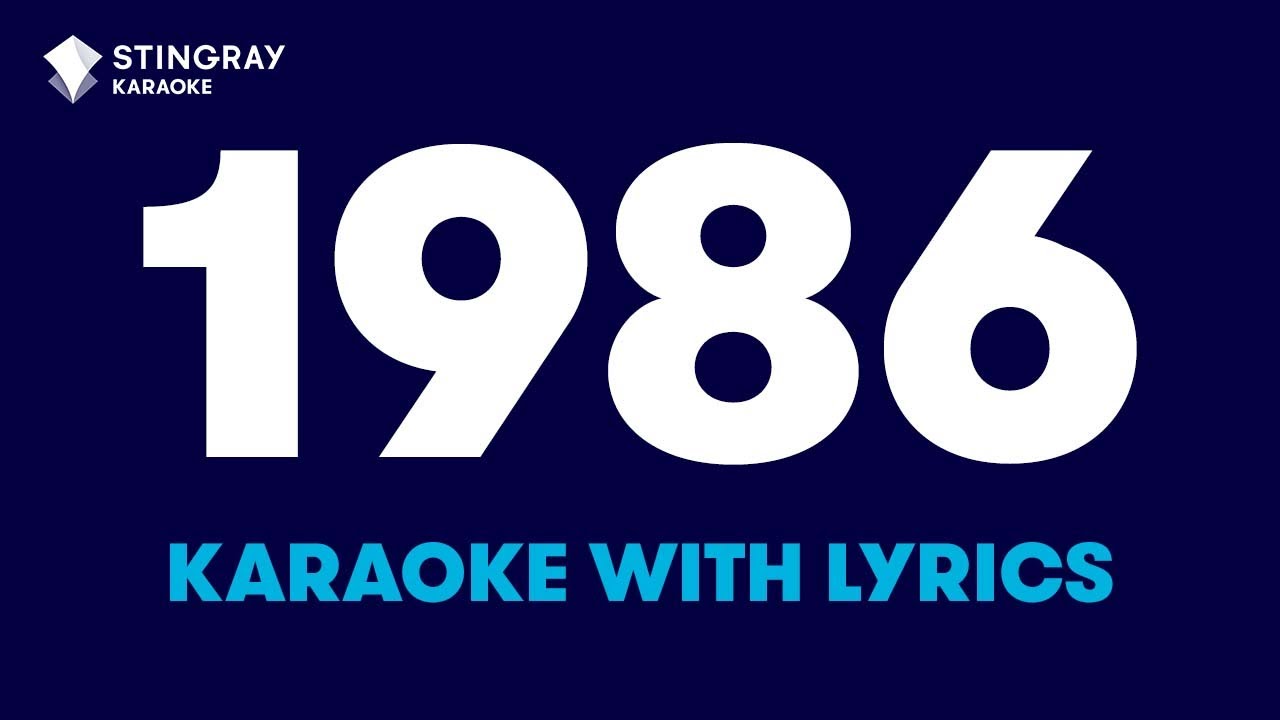 BEST SONGS FROM 1986 IN KARAOKE WITH LYRICS Non Stop Karaoke Music