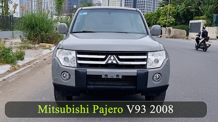 Đánh giá xe mitsubishi pajero 2008