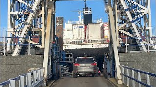 Boarding MV Ben-my-Chree at Fishguard, 13/11/25