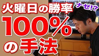 バイナリーで火曜日の勝率100％!?平均足とツールを組み合わせた手法でハイロー取引してみた結果…？