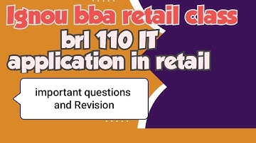 Ignou brl 110 important questions for june 2024 ! brl 110 important questions class