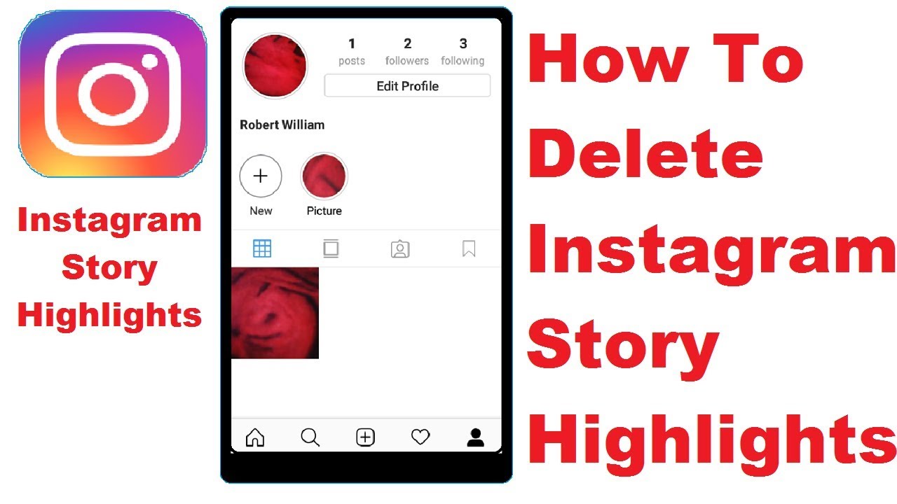 How to delete Instagram story highlights - YouTube