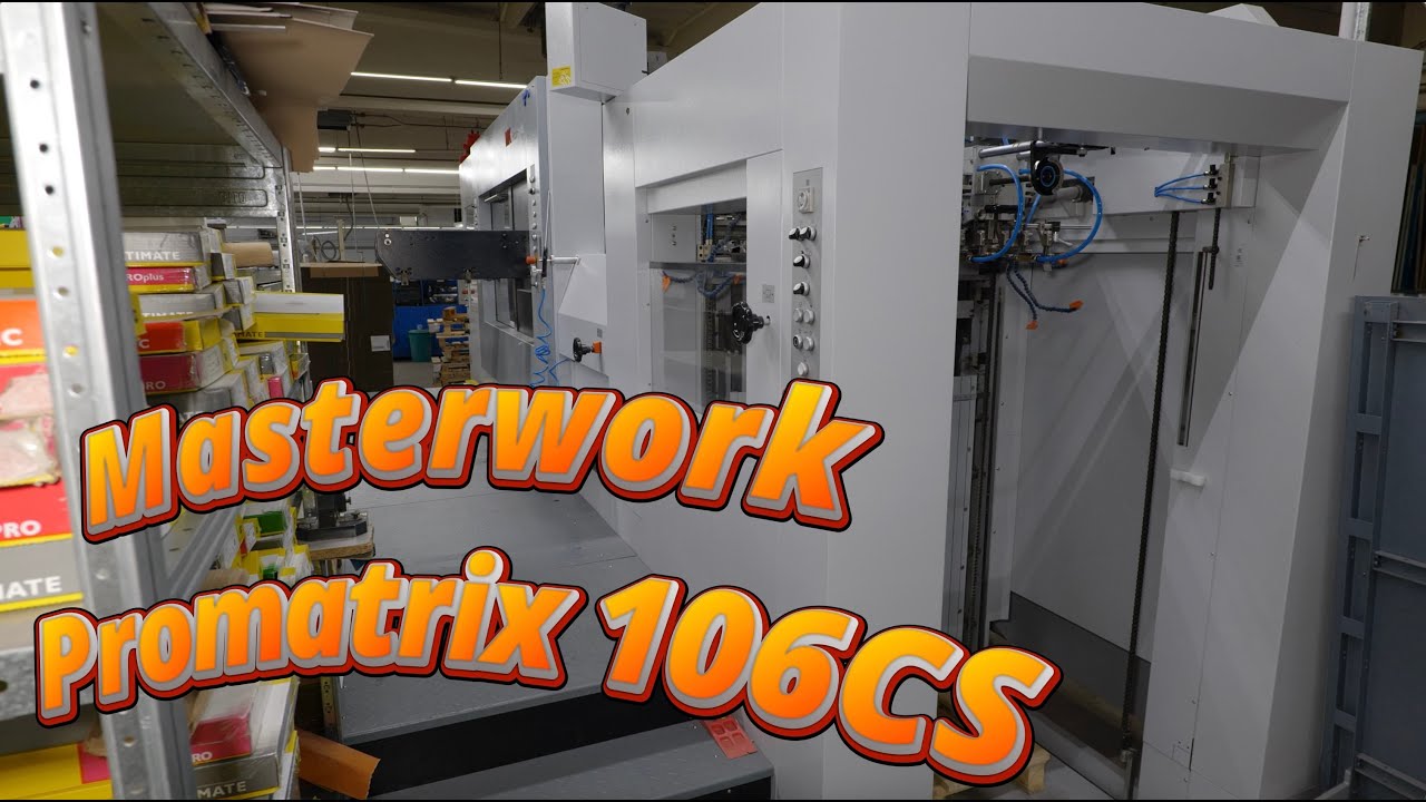 Promatrix Masterwork Promatrix 106CS from 2021 Automatic Die Cutter #ppmachinery ...