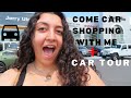 COME CAR SHOPPING WITH ME + Car tour 🤪🚘