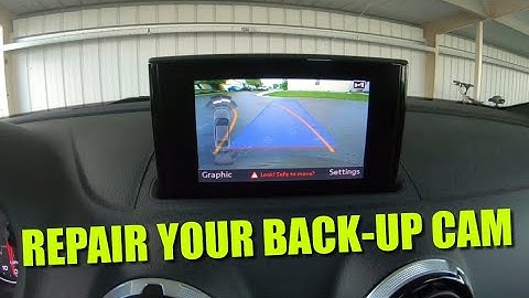 Audi 8V A3 back-up cam repair