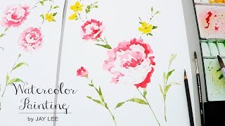 [LVL3] Watercolor Flower Painting Tutorial