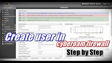 How To Create User In Cyberoam Firewall