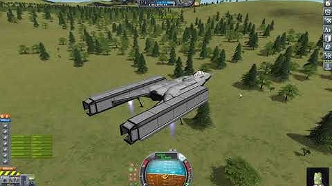 Y-Wing Flight and Hover Test (KSP)
