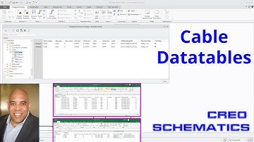 Creo Schematics - Datatables for Cables | Creo Parametric Cabling