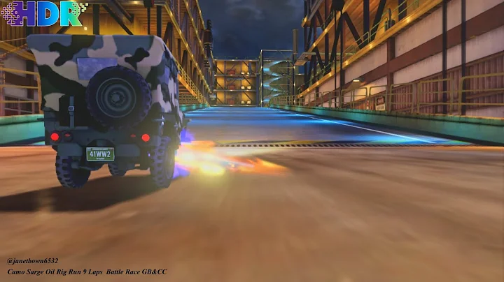 [HDR] Camo Sarge Oil Rig Run 9 Laps  Battle Race GB&CC