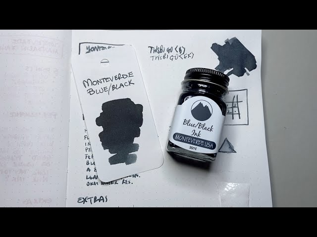 Ink Review #853: Monteverde Blue Black — Mountain of Ink