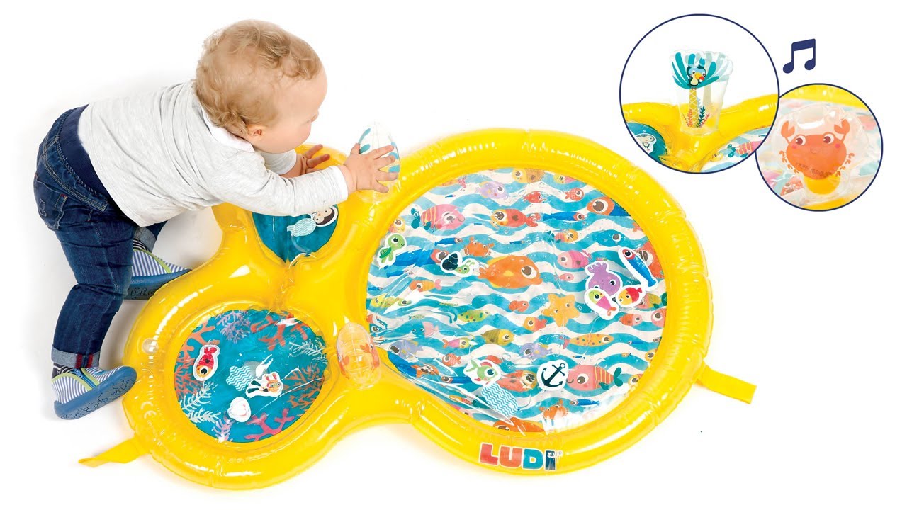 Tapis d'eau pour bébé, tapis de jeu d'eau, Bpa gratuit, tapis de