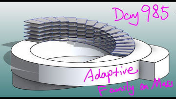Revit Exercise (Day 985) - Mass Exercise (Part 2, Adaptive Family)