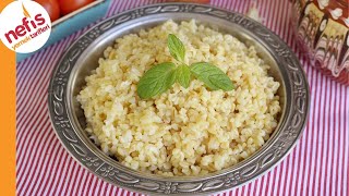 SADE BULGUR PİLAVI TARİFİ | NASIL YAPILIR