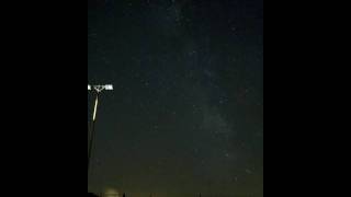 Timelapse vista de la via lactea desde Torroja del Priorat 18/07/2009