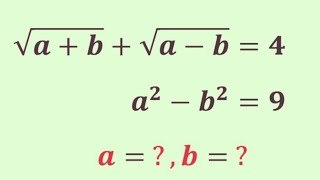 A Nice math algebra radical problem | Olympiad question | a=?,b=?