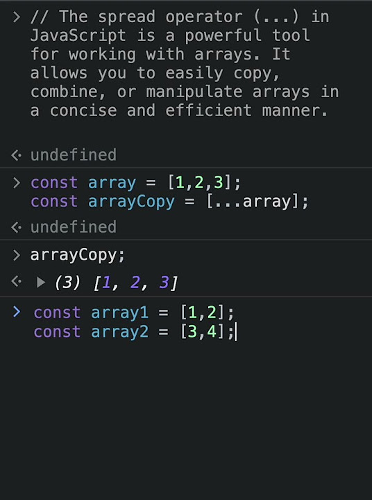 Using the spread operator for array manipulation angular javascript 