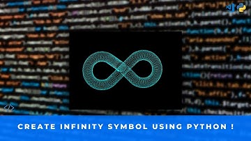 How to Create Infinity Symbol Using Python | Turtle Graphics | Visual Studio Code