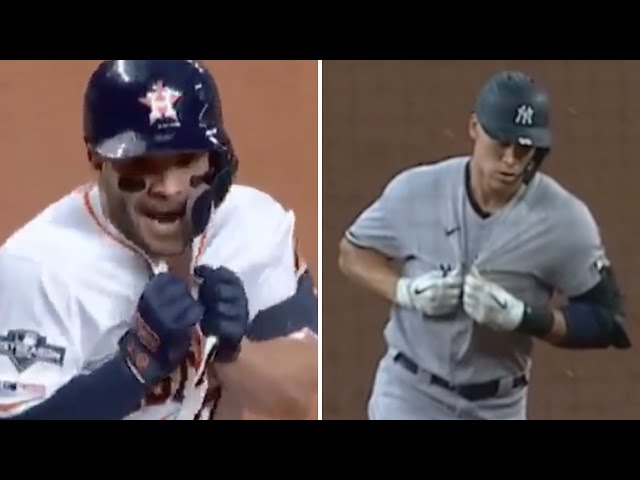 Yankees' Aaron Judge mocks Astros' Jose Altuve tugging on jersey after  homer 