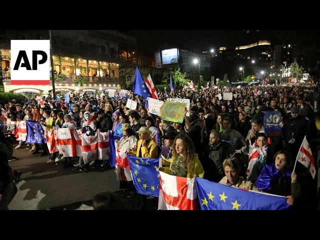 Thousands in Tbilisi, Georgia demand withdrawal of bill dubbed the 